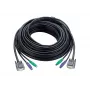 KVM-Kabel ATEN PS/2 HDB 1,2 m Schwarz