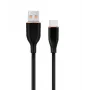 GEMBIRD Premium-Silikon-USB-Typ-C-Lade- und Datenkabel, 1,5 m – Schwarz