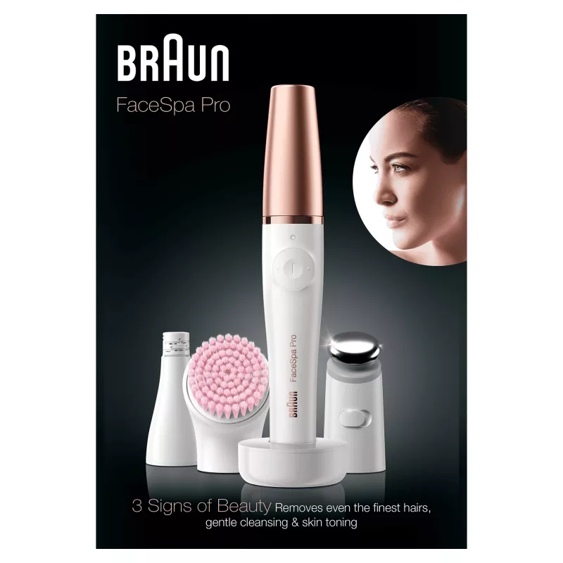 Braun Gesichtsepilierer 81636295, weiß/bronze