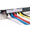 DIGITUS Modular Galvanisiertes Patch Panel - geschirmt 24-Port 24-Port blank 1U Rackmontage schwarz RAL 9005