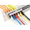 DIGITUS Modular Galvanisiertes Patch Panel - geschirmt 24-Port 24-Port blank 1U Rackmontage schwarz RAL 9005