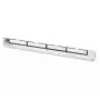 DIGITUS Modular Galvanisiertes Patch Panel - geschirmt 24-Port 24-Port blank 1U Rackmontage schwarz RAL 9005