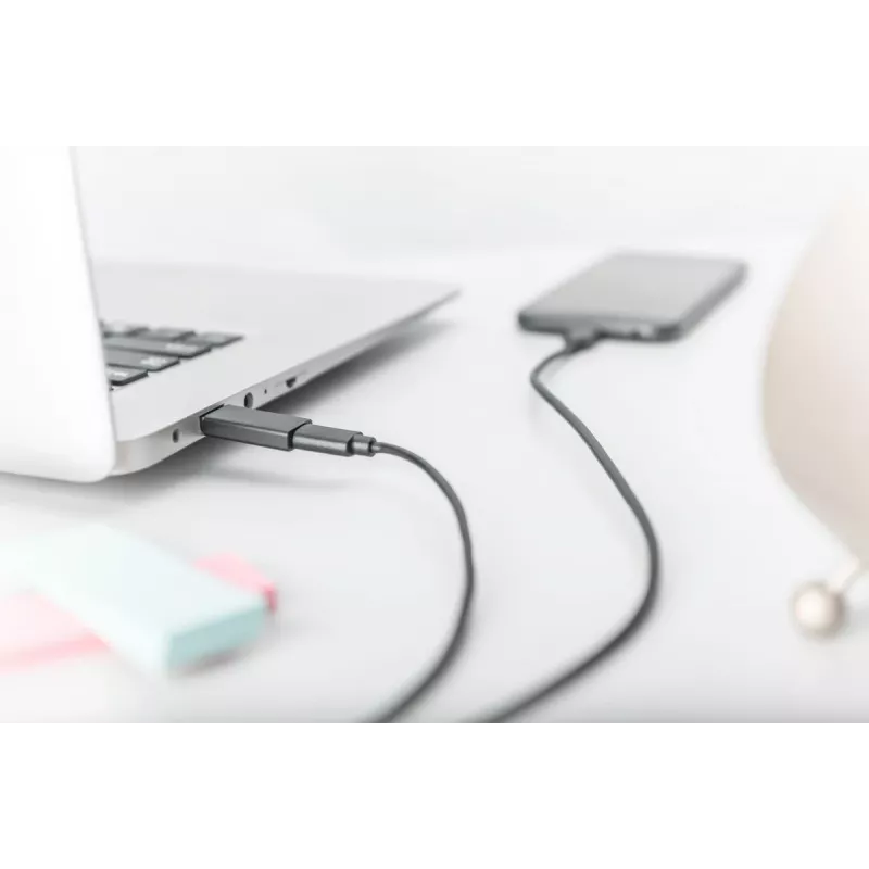 DIGITUS USB Typ-C Adapter, Typ A auf C M/F, 3A, 5GB, 3.0 Version, schwarz