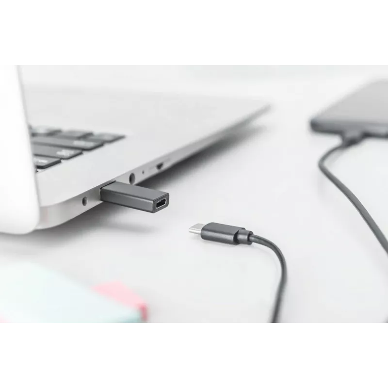DIGITUS USB Typ-C Adapter, Typ A auf C M/F, 3A, 5GB, 3.0 Version, schwarz