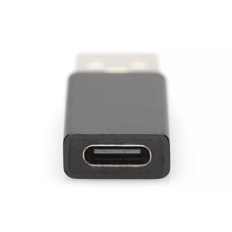 DIGITUS USB Typ-C Adapter, Typ A auf C M/F, 3A, 5GB, 3.0 Version, schwarz