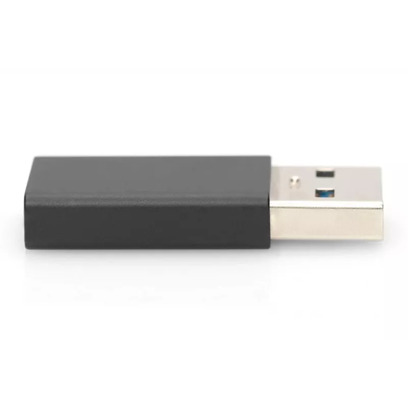 DIGITUS USB Typ-C Adapter, Typ A auf C M/F, 3A, 5GB, 3.0 Version, schwarz