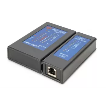 DIGITUS Kabeltester - Einseitiger Tester PoE-Tester mit Koffer