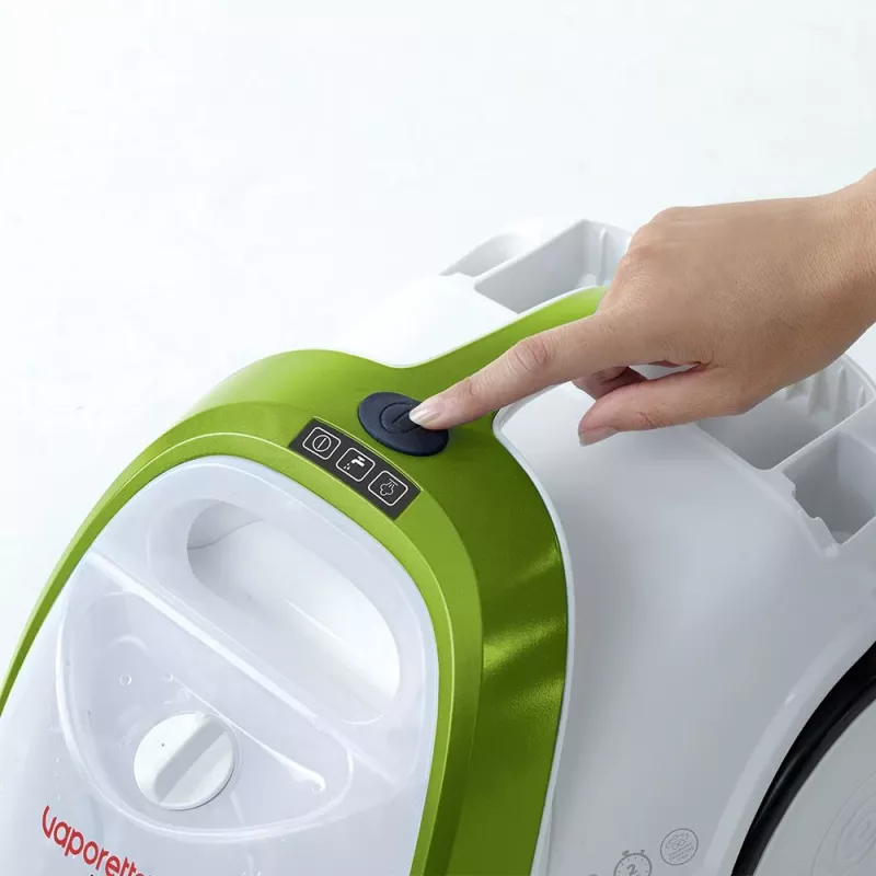Polti Vaporetto Smart 110 Eco Zylinder-Dampfreiniger 1500 W Schwarz, Grün, Weiß