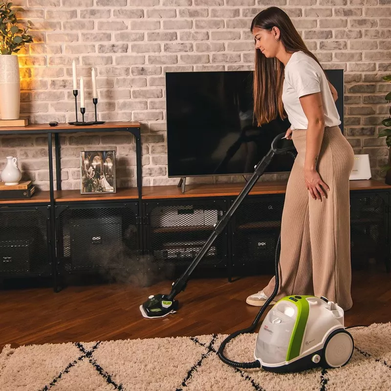 Polti Vaporetto Smart 110 Eco Zylinder-Dampfreiniger 1500 W Schwarz, Grün, Weiß