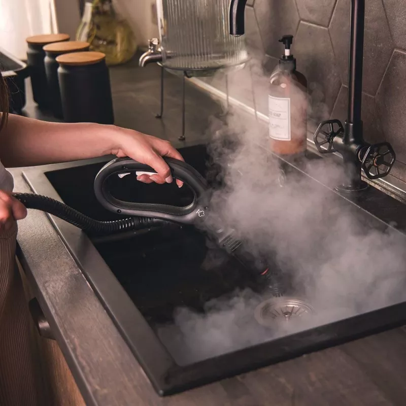 Polti Vaporetto Smart 110 Eco Zylinder-Dampfreiniger 1500 W Schwarz, Grün, Weiß