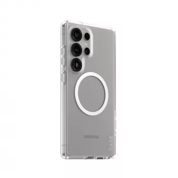 PanzerGlass CARE™ by ® Urban Combat Case Transparent mit Weiß Qi Kompatibel Samsung Galaxy S25 Ultra