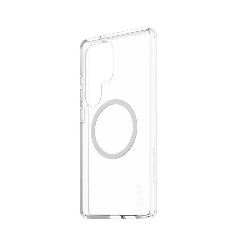 PanzerGlass CARE™ by ® Urban Combat Case Transparent mit Weiß Qi Kompatibel Samsung Galaxy S25 Ultra