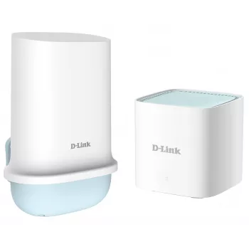 D-Link 5G Wi-Fi 6 Kit mit externer Antenne DWP-1010/KT, Weiß, Intern, Mesh-System, Strom, Status, Dualband (2,4 GHz / 5 GHz), Wi-Fi 6 (802.11ax)