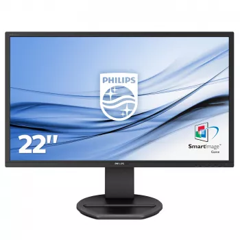 Philips B Line LCD-Monitor 221B8LJEB/00, 54,6 cm (21,5 Zoll), 1920 x 1080 Pixel, Full HD, LED, 1 ms, Schwarz