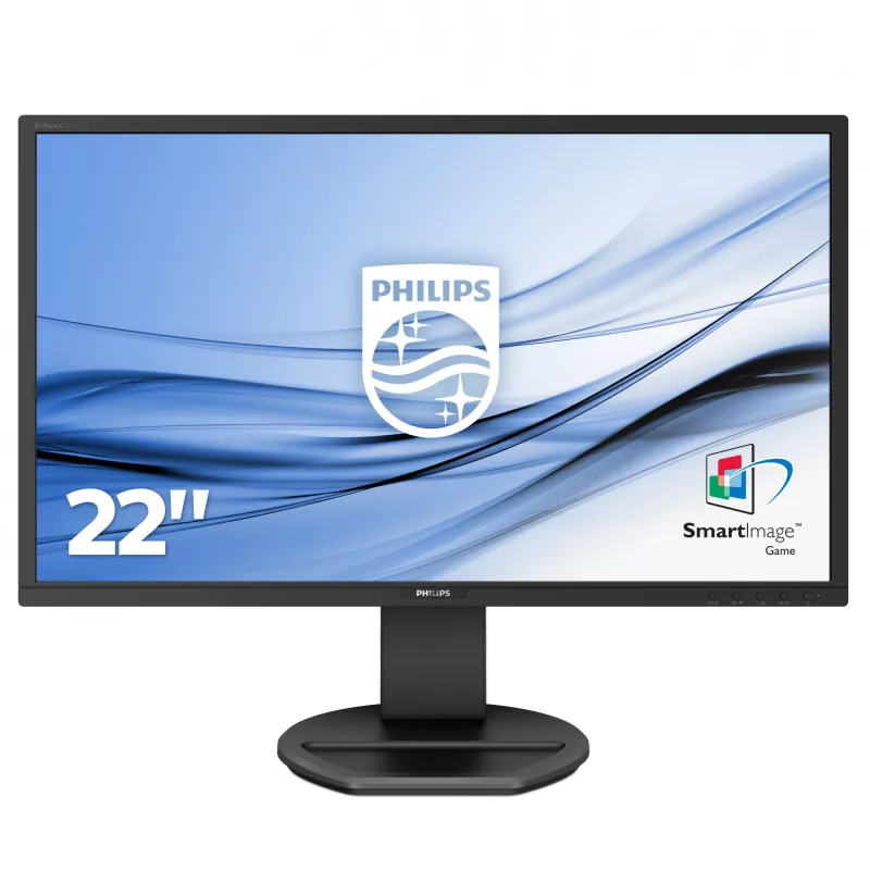 Philips B Line LCD-Monitor 221B8LJEB/00, 54,6 cm (21,5 Zoll), 1920 x 1080 Pixel, Full HD, LED, 1 ms, Schwarz