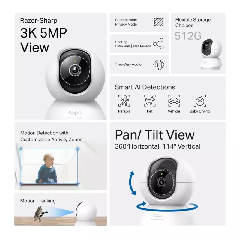 Überwachungskamera Hikvision DS-2DE2C400MWG-4G PTZ 4 MP