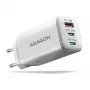 Axagon ACU-DPQ65W PD3.0 & QC4+ 3x AUSGÄNGE Wandladegerät 65W