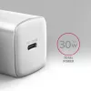 Wandladegerät Axagon ACU-PD30W 1x QC3.0/AFC/FCP/PD Type-C 30W Weiß