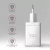 Wandladegerät Axagon ACU-PD30W 1x QC3.0/AFC/FCP/PD Type-C 30W Weiß
