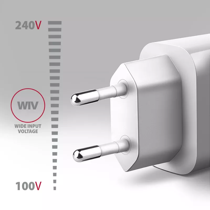 Axagon ACU-QC18W QC3.0 1xOUTPUT Wandladegerät 18W