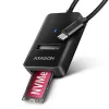 Axagon ADM2-CM USB-C Adapter M.2 NVMe SATA 10Gbps Schwarz