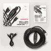 Axagon ADR-210B aktives Verbindungs-/Repeaterkabel USB 2.0 A-Stecker auf B-Stecker, 10 m