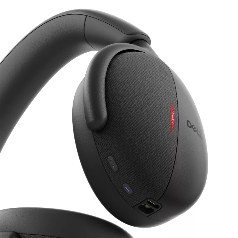 DELL Pro Premium Wireless ANC Headset - WL7024, Kabelgebunden & Kabellos, Telefonate/Musik, 20 - 20000 Hz, 297 g, Headset, Schwarz