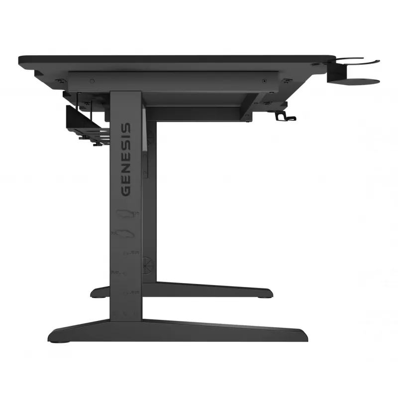 Gerader Computertisch GENESIS NDS-2249 Schwarz MDF 140x75cm