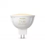Philips Hue White Ambiance MR16 – smarte Leuchte, Smarte Lampe, Bluetooth/Zigbee, Weiß, LED, GU5.3, MR16