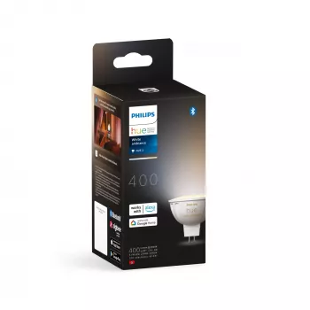 Philips Hue White Ambiance MR16 – smarte Leuchte, Smarte Lampe, Bluetooth/Zigbee, Weiß, LED, GU5.3, MR16