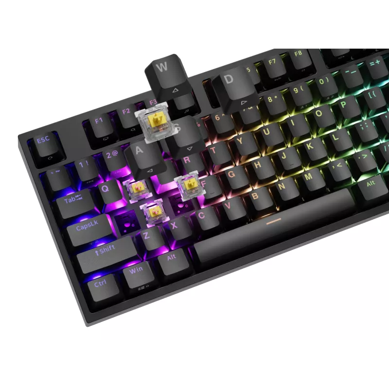 GENESIS THOR 404 Tastatur Universal USB QWERTY Englisch Schwarz