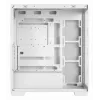 PC-Gehäuse DeepCool CG580 WH Weiß — ATX/mATX/ITX, gehärtetes Glas, unterstützt 120/140 mm Lüfter, 3,5 Zoll×2, 2,5 Zoll×3, USB 3.2 Gen1