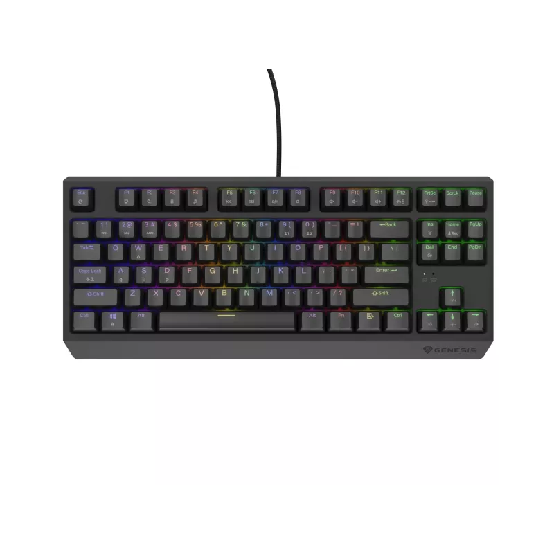 GENESIS Thor 230 TKL Tastatur Gaming USB + RF Wireless + Bluetooth QWERTY Schwarz