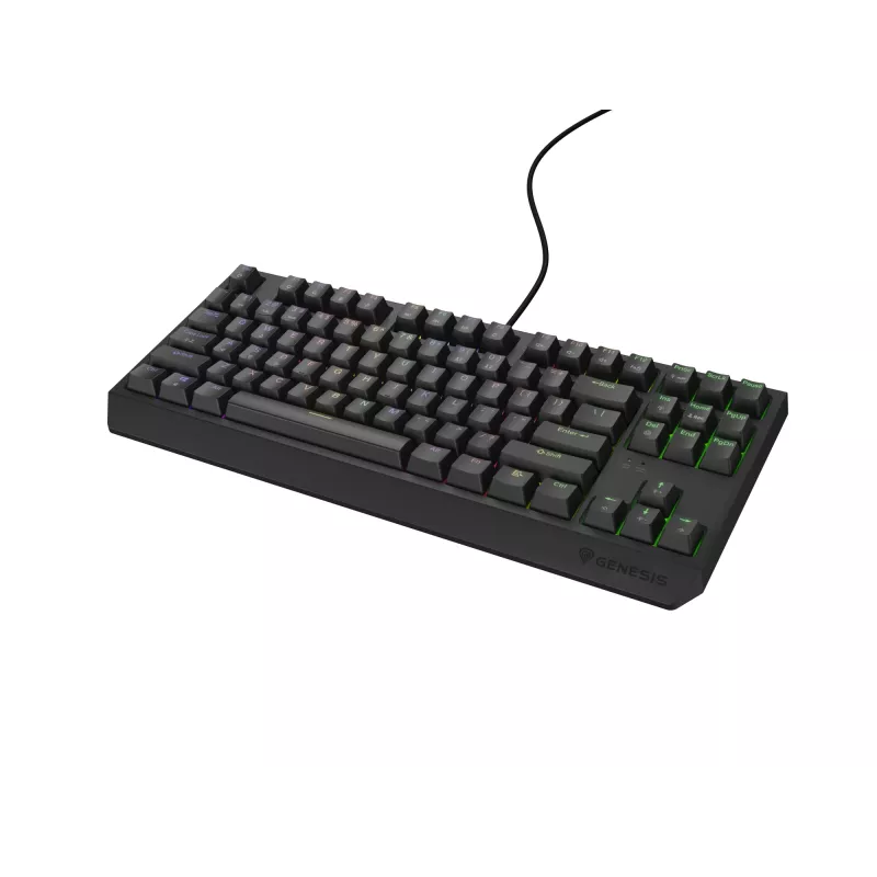 GENESIS Thor 230 TKL Tastatur Gaming USB + RF Wireless + Bluetooth QWERTY Schwarz
