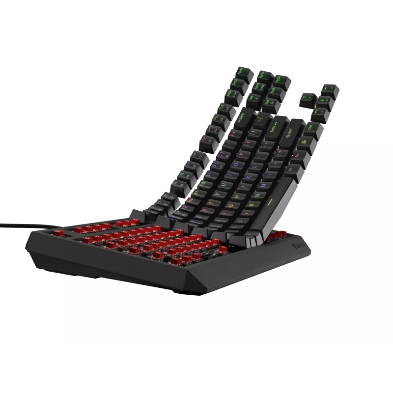 GENESIS Thor 230 TKL Tastatur Gaming USB + RF Wireless + Bluetooth QWERTY Schwarz