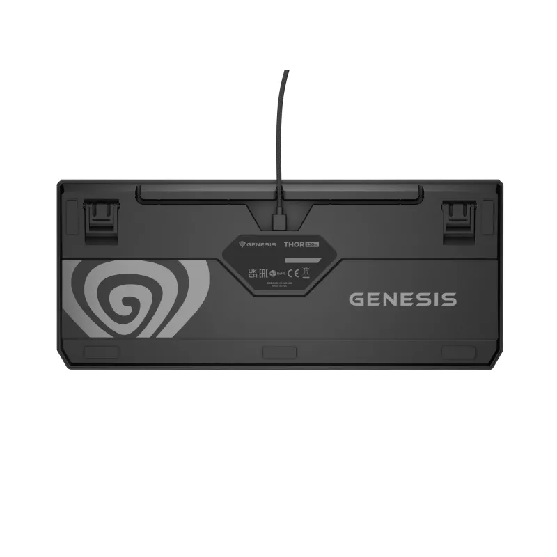 GENESIS Thor 230 TKL Tastatur Gaming USB + RF Wireless + Bluetooth QWERTY Schwarz