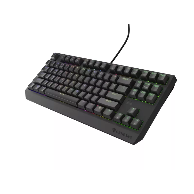 GENESIS Thor 230 TKL Tastatur Gaming USB + RF Wireless + Bluetooth QWERTY Schwarz