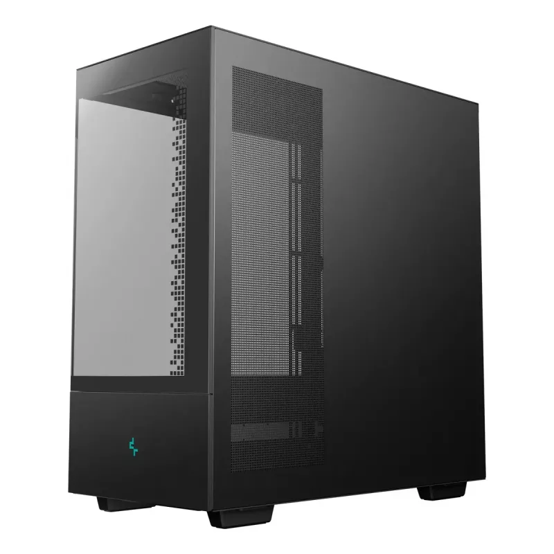 PC-Gehäuse DeepCool CH690 DIGITAL Tower Schwarz — ATX/Micro-ATX/Mini-ITX, LCD-Anzeige, 3x2,5 Zoll + 1x3,5 Zoll Schächte, bis zu 450 mm GPU, 182 mm CPU-Kühler