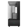 PC-Gehäuse DeepCool CH690 DIGITAL Tower Schwarz — ATX/Micro-ATX/Mini-ITX, LCD-Anzeige, 3x2,5 Zoll + 1x3,5 Zoll Schächte, bis zu 450 mm GPU, 182 mm CPU-Kühler