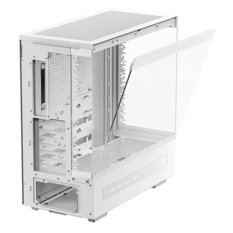 PC-Gehäuse DeepCool CH690 Tower White — ATX/microATX-Unterstützung, LCD-Display, 3x 2,5-Zoll-Schächte, 1x 3,5-Zoll, GPU bis 450 mm, CPU-Kühlerhöhe 182 mm
