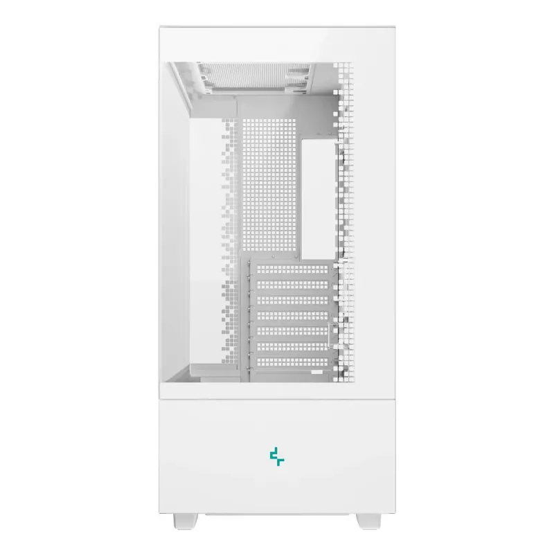 PC-Gehäuse DeepCool CH690 Tower White — ATX/microATX-Unterstützung, LCD-Display, 3x 2,5-Zoll-Schächte, 1x 3,5-Zoll, GPU bis 450 mm, CPU-Kühlerhöhe 182 mm