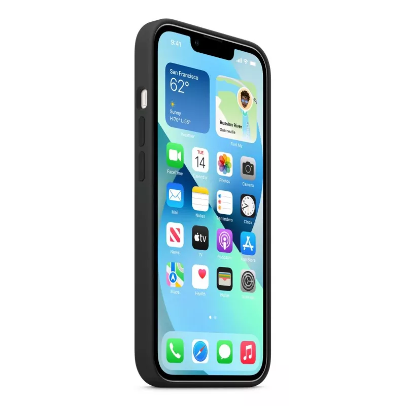APPLE iPhone 13 Silikonhülle mit MagSafe - Mitternacht