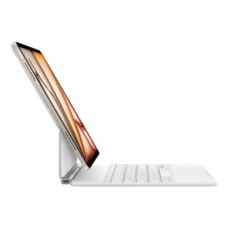 APPLE Magic Tastatur für iPad Air 13 Zoll M3 - Russisch - Weiß