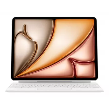 Apple Magic Tastatur QWERTY Schwedisch Weiß Trackpad iPad Air 13 Zoll