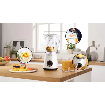 Bosch Serie 4 MMB6141W Standmixer 1,5 L Tischmixer 1200 W Weiß