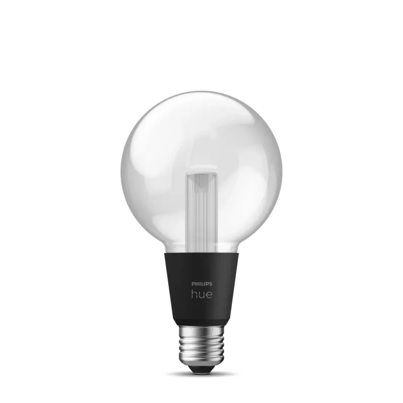 Smart-Birne Philips Hue White and Colour Ambience G95 E27, 6,8 W, Bluetooth/Zigbee, transparent