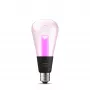 Philips Hue White and Colour Ambience ST72 – E27 Smart Bulb, Bluetooth/Zigbee, LED, E27, ST72, 2000 K, 6500 K