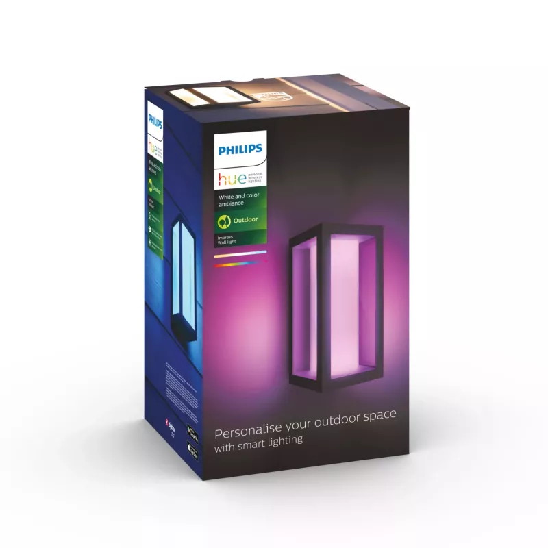 Philips Hue White and colour ambience Impress Außenwandleuchte