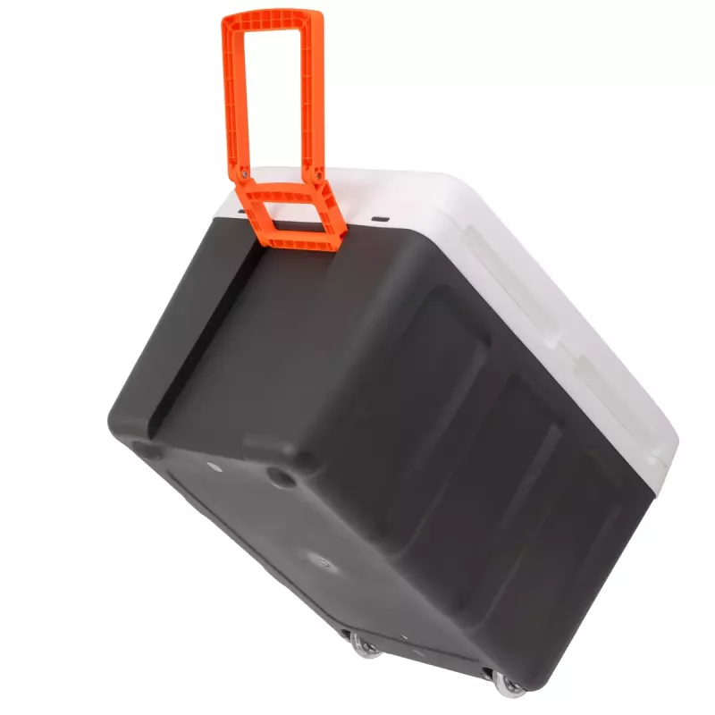 Tragbare Kühlbox Adler AD 8090 — 40 L 12-V-Autokühlschrank, Peltier-Kühlung, 220–240 V Netzanschluss, Rollen