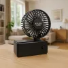 Tischventilator Adler AD 7336 – faltbarer Mini-Ventilator, 6,5 cm Durchmesser, 1 Geschwindigkeit, schwarz